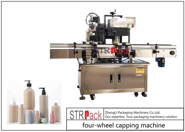 Buy cheap Auto Four Wheel Clamping Twisting Bottle Capping Machine Screw Capper from wholesalers