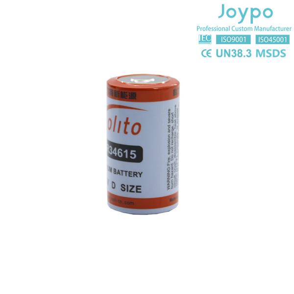 ER34615 3.6V Lithium Battery Cell 19000MAH Long Life Lithium Thionyl Chloride