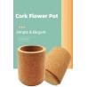 Buy cheap Degradable Cork Flower Pot DIY Cork Planter Desk Organizer Plant Holder from wholesalers