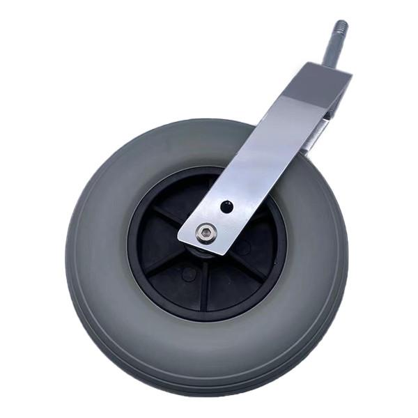 Buy cheap Polyurethane Foam Grey Wheelchair Front Caster Wheels 200mm from wholesalers