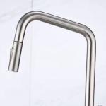 Multiple Spray Wand Touch Sensor Kitchen Faucet Angled Spout Water Mixer Tap