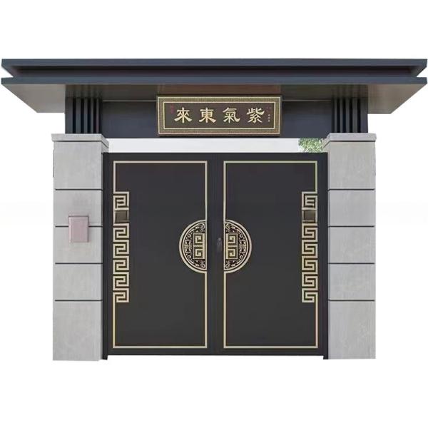 Buy cheap Waterproof Cast Wrought Iron Security Gates Grilles Fence Entrance door from wholesalers