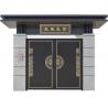 Buy cheap Waterproof Cast Wrought Iron Security Gates Grilles Fence Entrance door from wholesalers