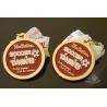 Buy cheap Personalized Soccer Zinc Alloy Medal Running And Football Medallions from wholesalers