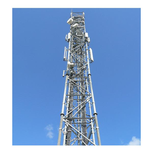 Buy cheap Telecommunication Gsm Tubular Steel Tower 60 Feet from wholesalers