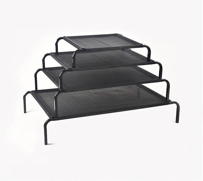 Removable And Washable Mesh Pet Camp Bed Dog Steel Frame Bed Moisture-Proof