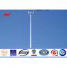Buy cheap Tapered Monopole Antenna Tower Galvanised Mobile Communication Tower Three Sections from wholesalers