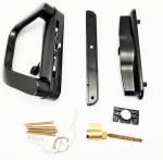 Sliding Door Window Handles 1000g Weight Zinc Material With One Side Keys OEM