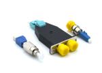 DWDM 1260 - 1600 nm Fiber Optic Attenuator FC - LC Male Fixed Optical Fiber