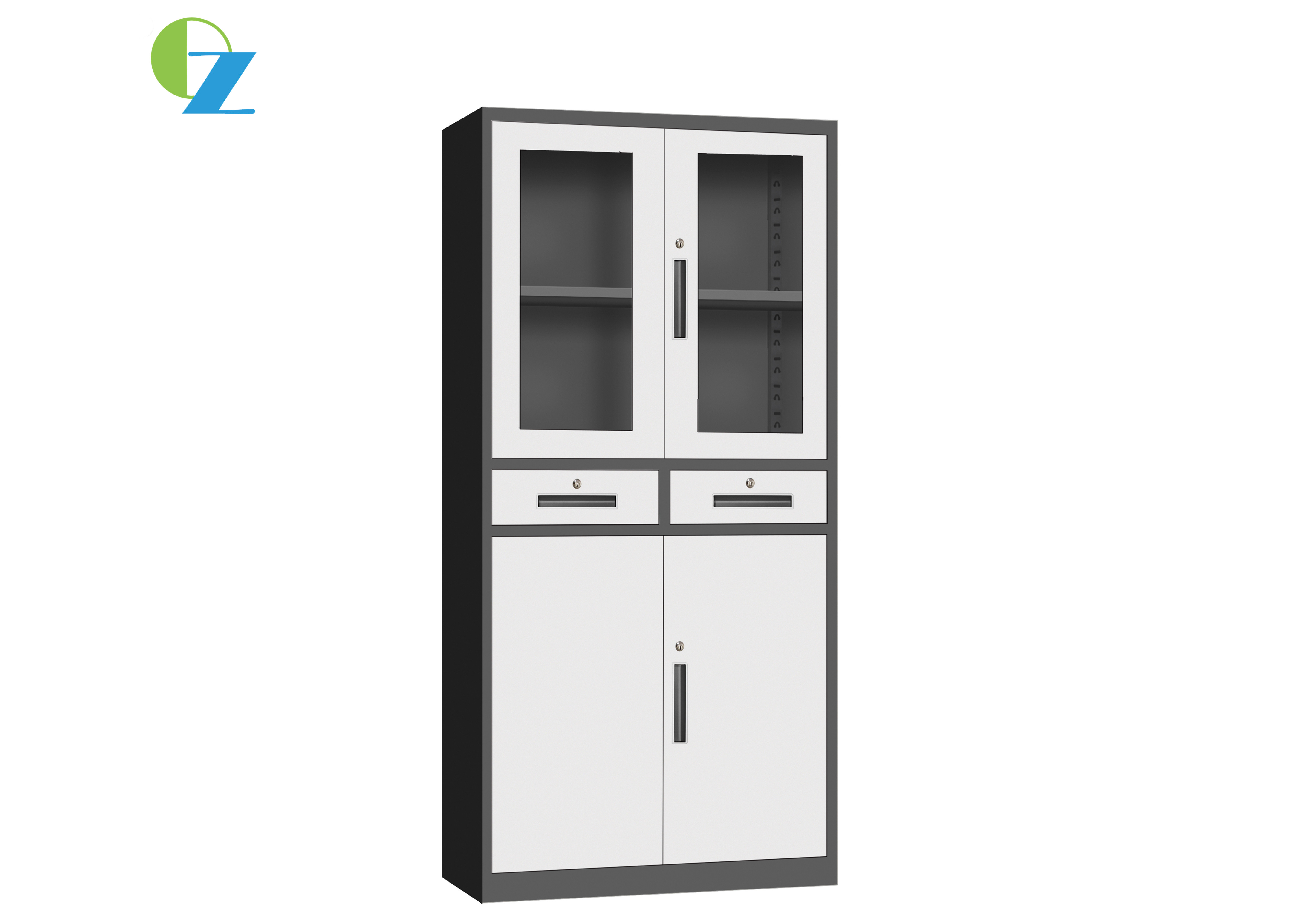 ODM 0.5mm Two Drawer Metal Cupboard