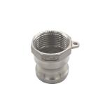 SS 304 316 Camlock Quick Connectors for Water Gas Oil NPT BSP 1/4"-4" Round Head