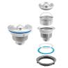 Buy cheap Brushed Stainless Steel 33x22 Drop In Dual Bowl Handmade Kitchen Sink from wholesalers