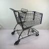 Buy cheap 180L General Store Storage Supermarket Trolleys Steel Shopping Cart from wholesalers