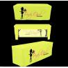 Buy cheap 4ft 6ft Trade Show Table Throw Event Exhibition Polyester Custom Table Cloth Printing from wholesalers