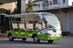 11 Passengers Electric Tourist Bus With Curtis Controller For Hotel Reception