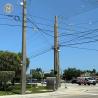 Buy cheap 18m Galvanised Power Pole Octagonal Galvanized Steel Post Dead End from wholesalers
