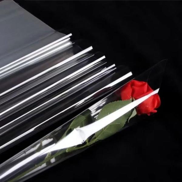 Transparent waterproof thickened flower wrapping paper, flower art materials,