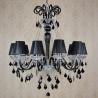 Buy cheap Black huge crystal chandelier for Kitchen Dining room Lighting Fixtures (WH-CY-153) from wholesalers