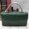 Buy cheap Authentic Crocodile Belly Skin Lady Small Purse Female CHIC Handbag Genuine Alligator Leather Women Cross Shoulder Bag from wholesalers