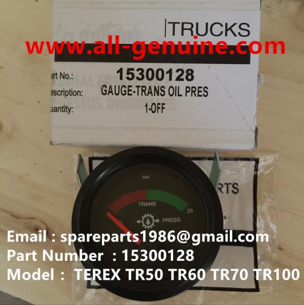 Buy cheap TEREX 15300128 GAUGE OIL PRESSURE NHL DUMP TRUCK MINING QUARRY TR45 TR50 TR60 TR70 from wholesalers