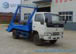 Small Swing Arm Garbage Trucks 4x2 Two Axles Dongfeng 2 Tons