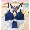Buy cheap Back Front Closure Custom Underwear Set Women Cross Butterfly Bras Panties Set from wholesalers