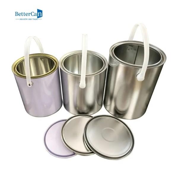 Buy cheap Recycling Empty Paint Cans , Paint Small Tin Cans With Lever Lid from wholesalers