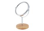 Eco Friendly Cosmetic Table Mirror Double Sides Wooden Desktop Mirror Bamboo