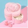 Buy cheap Clover Shape Eco Friendly Jewelry Boxes Four Leaf With Acrylic Transparent Cover from wholesalers