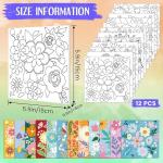 Pre Drawn Canvas Painting Kits Stretched Coloring Painting Canvas Boards With