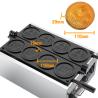 Buy cheap 110v 220v Commercial Coin Shaped Waffle Maker for Popular Street Snacks Custom 4 Slices from wholesalers