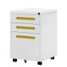 Buy cheap Mobile Pedestal 3 Drawers Office Filing Cabinets With Wheel from wholesalers