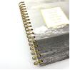 Buy cheap A4 Spiral Notebook Printing With Lined Pages Gold Foiled Logo from wholesalers
