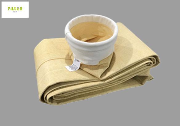 Buy cheap 550GSM Aramid Nomex High Temperature Filter Bag For Dust Filter from wholesalers