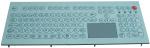 108 key IP65 top panel mounting industrial membrane waterproof keyboard with