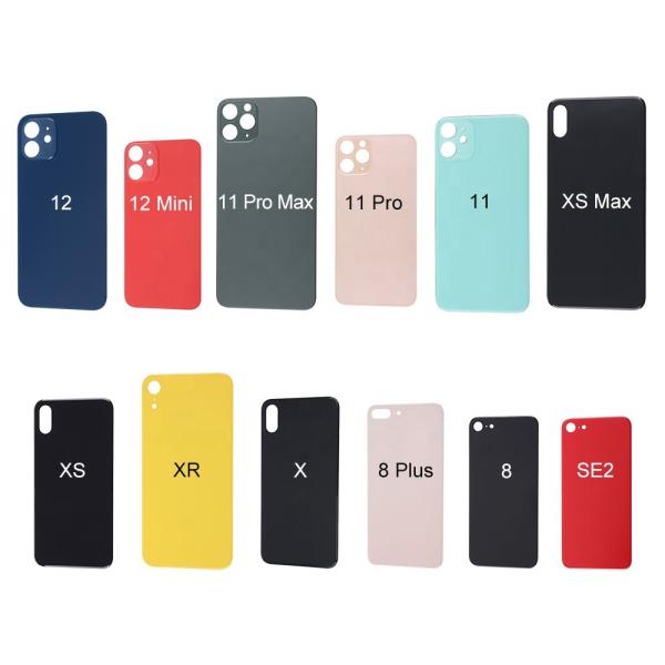 Buy cheap Black Iphone X Back Cover Glass Replacement 4.7 Inch 5.5 inch With Sticker Battery Door from wholesalers