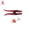 Buy cheap Laipson New Pink Basf Tpu 30mm Square Sheep Goat Pig Cow Metal Ear Tag For Farm Identification from wholesalers