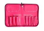 Custom PU Zip Makeup Brush Bag Roll Holder For Home Or Travel