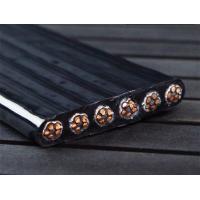 Buy cheap Screened Copper Conductor Flat Electrical Cable , Flat Crane Cable PVC product