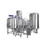 Buy cheap Professional 3 Vessel Brewhouse 2000L Micro Beer Brewery Equipment With Steam Heating from wholesalers