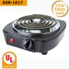Buy cheap Amazon Best Selling 750/1000 Watt Single Buffet Burner Electric Hot Plate, Black/Silver, UL, camping,school,travel stove from wholesalers