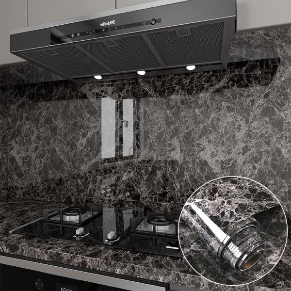 3D Wall Sticker Wallpapers PVC Waterproof Marble Wall Paper for Customer