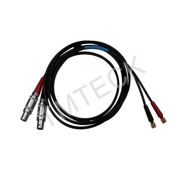 Buy cheap SEKM2 Ultrasonic Lemo To Microdot Cable Krautkramer SEKM2 Dual RG-174 Cable from wholesalers