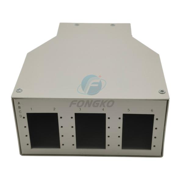 Buy cheap IP55 Ftth Terminal Box , Mini Fiber Optic Patch Panel 12 Ports from wholesalers