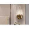 Buy cheap French style living room background wall crystal wall lamp corridor staircase aisle art lighting master bedroom bedside creative wall lamp from wholesalers