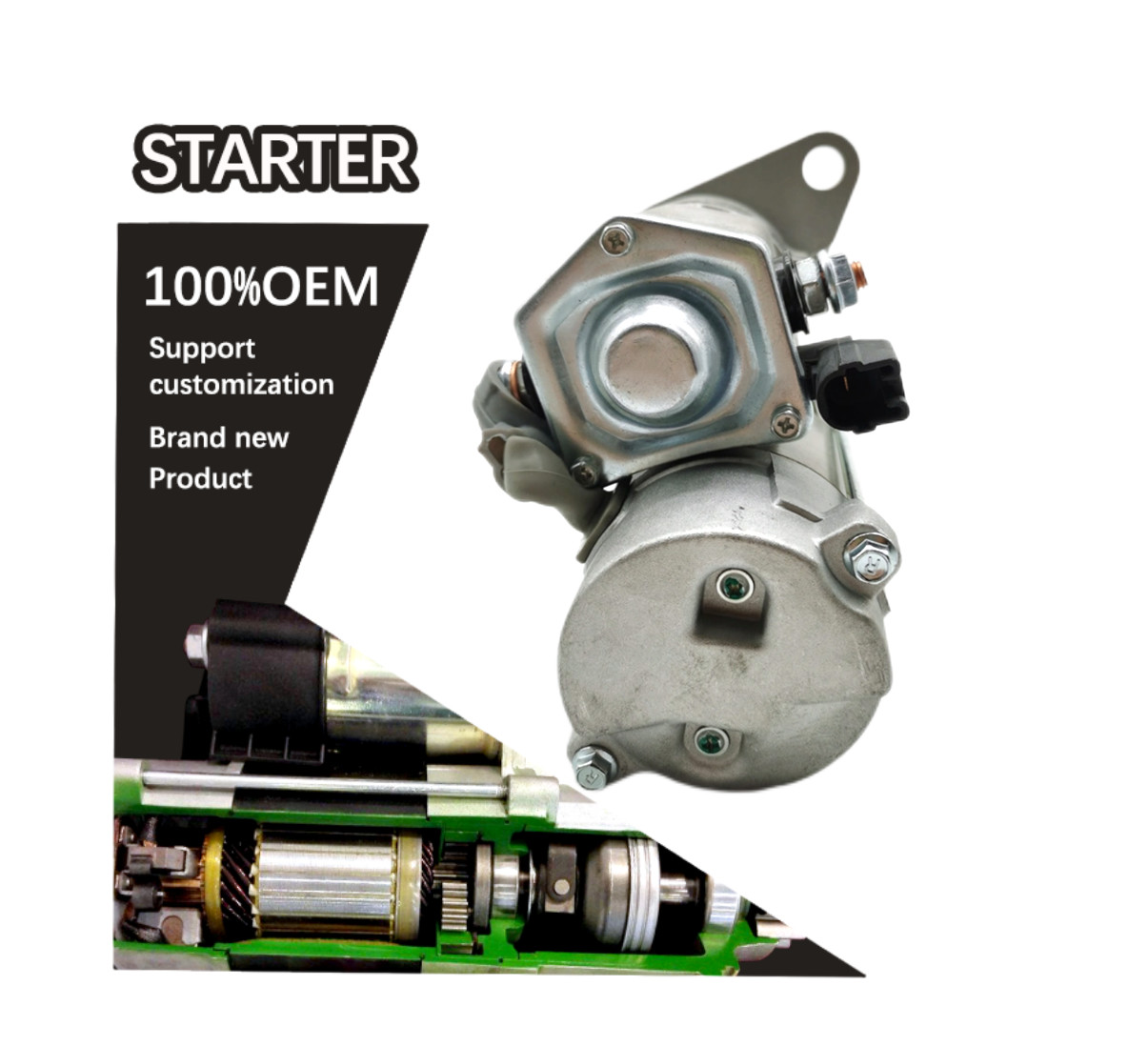 12V 10T CW STARTER 2280001560, 2280001690, 2280003260, 2280003261, 2280003263, 2280003930, 2280003931, 228000-1560,