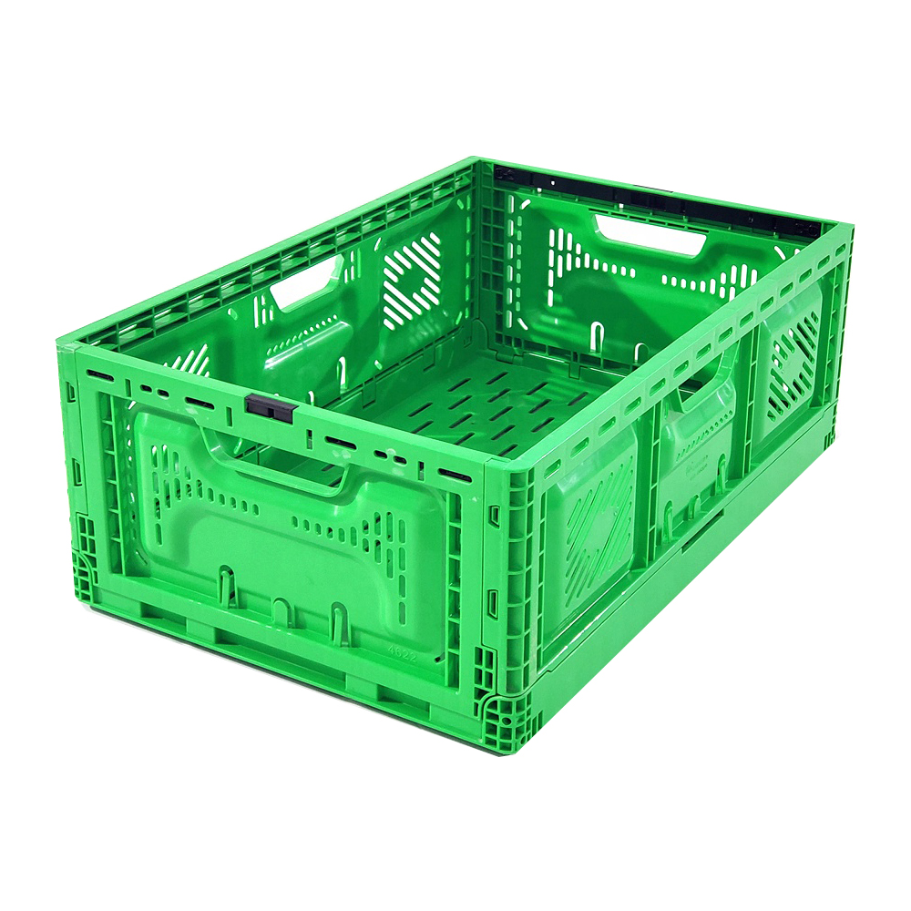 PP Vegetable Packing Plastic Moving Box Containers Crate Stackable Foldable Crate
