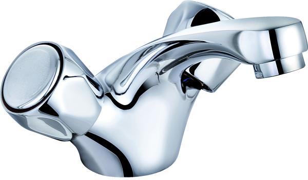 Buy cheap Contemporary Chrome Basin Mixer Faucet with Ceramic Valves T8063 from wholesalers