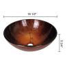 Buy cheap Modern Artistic Glass Bowl Bathroom Vanity Sinks , Colored Bathroom Lavatory Sinks from wholesalers