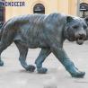 Buy cheap Outdoor Bronze Statues Sculpture Bronze Tiger Figurine Life Size 135cm from wholesalers